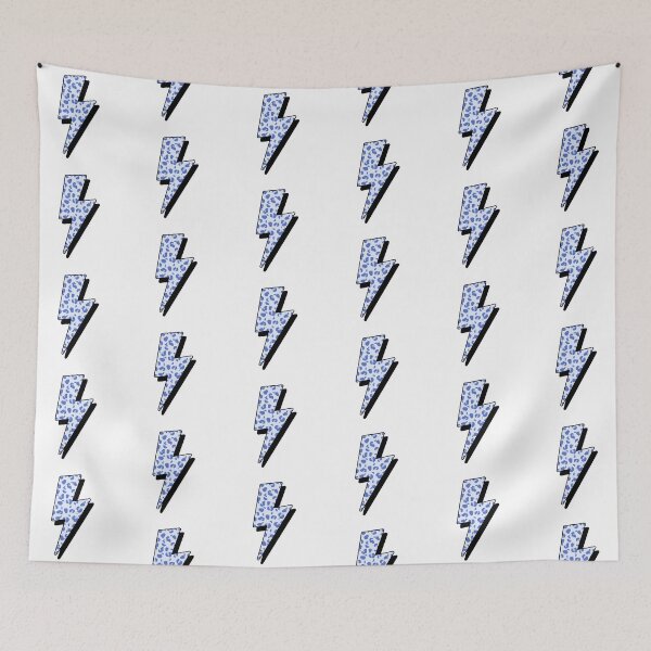 Item preview, Blue Cheetah Print Lightning Bolt designed and sold by DesignStory.