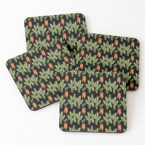 Item preview, Carrots and Rosemary on black designed and sold by Jyn Branik.