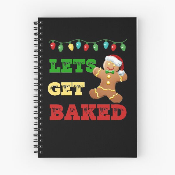 Item preview, Let's Get Baked, white, Funny Cute Christmas Shirt designed and sold by OttersDesignsUS.