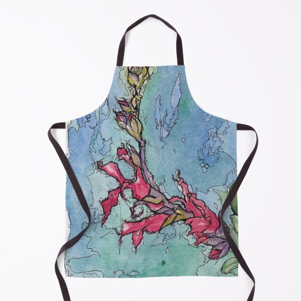 Item preview, Pink Lipstick Sage - Texas Garden Flower by Ela Steel designed and sold by elasteel.