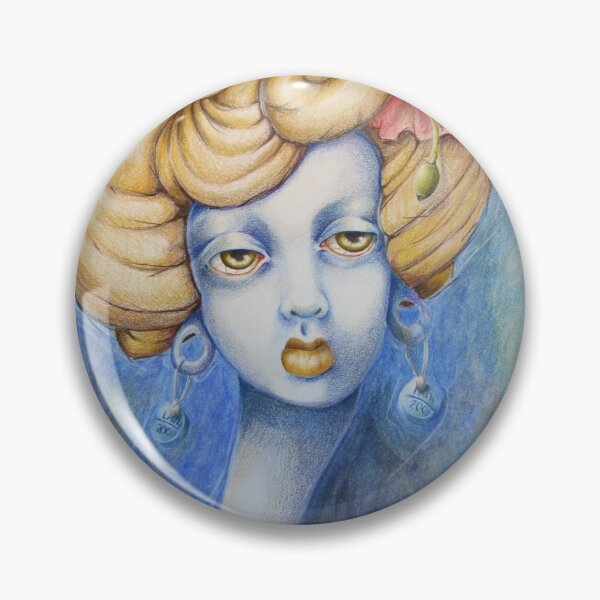Item preview, Poppy by Ela Steel - Lowbrow Art Colored Pencil Dark Melancholy Mental Health designed and sold by elasteel.