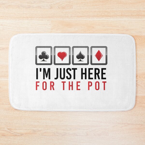 Item preview, I'm Just Here For The Pot Shirt, poker night, poker lover, poker lover gift, mens poker designed and sold by Mostik Vipo.