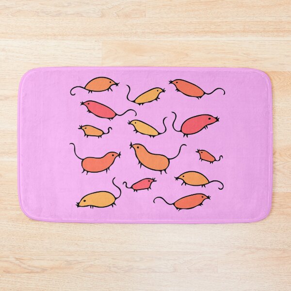 Item preview, Cute and Colorful Mouse Pattern (pink) designed and sold by Davey's Designs.