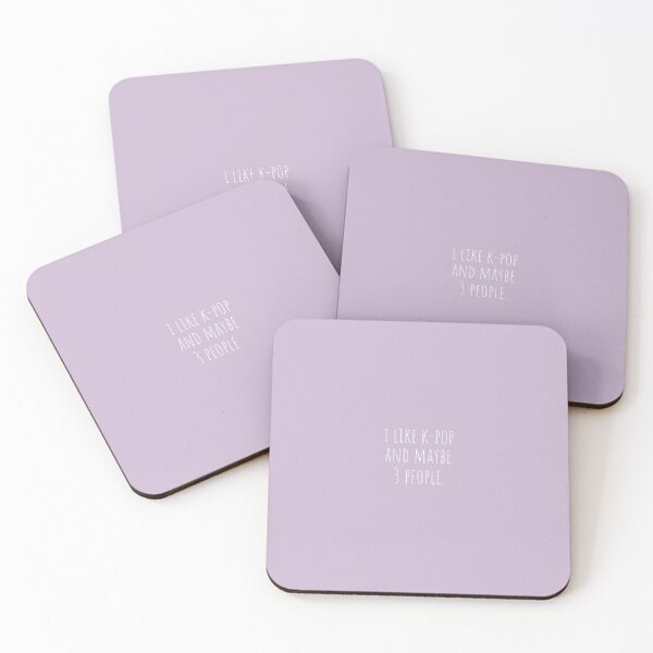 Item preview, I Like K-pop and Maybe 3 People Light Purple designed and sold by cutetype.