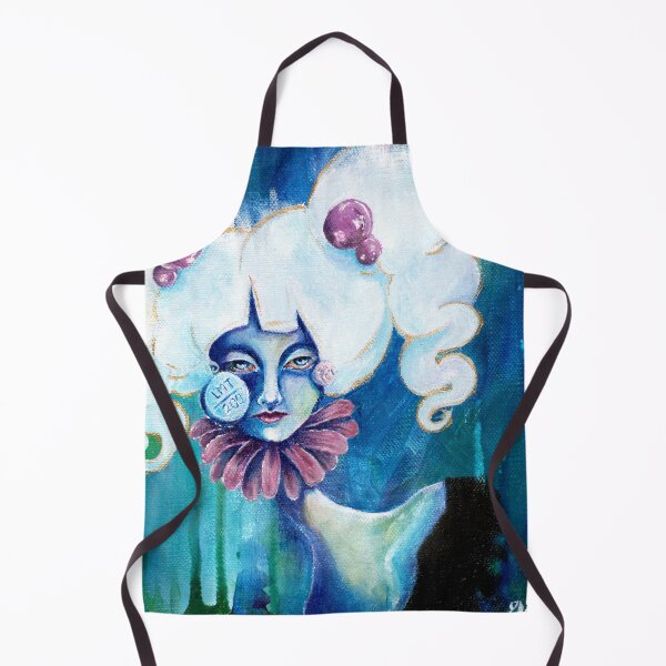 Artikelvorschau, Lowbrow Art Marguerite von Ela Steel Daisy Frau mit einer Blume & amp; Pille Wange entworfen und verkauft von elasteel.