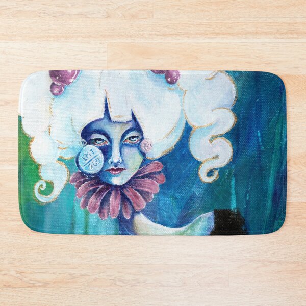 Item preview, Lowbrow Art Marguerite  by Ela Steel Daisy woman with a Flower & Pill Cheek designed and sold by elasteel.