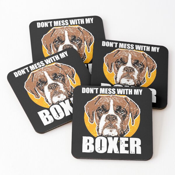 Item preview, Funny boxer dog saying designed and sold by Mila1946.