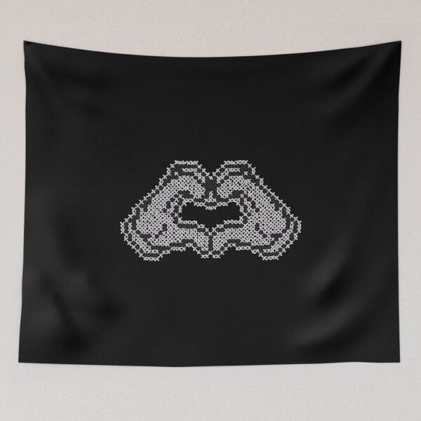 Item preview, Hand Heart cross art | Simple stitch designed and sold by Orloff.