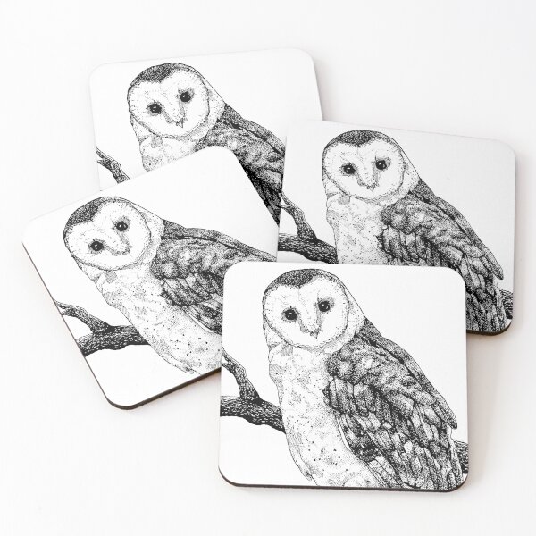 Item preview, Dotted Barn Owl designed and sold by Shymoon-Art.