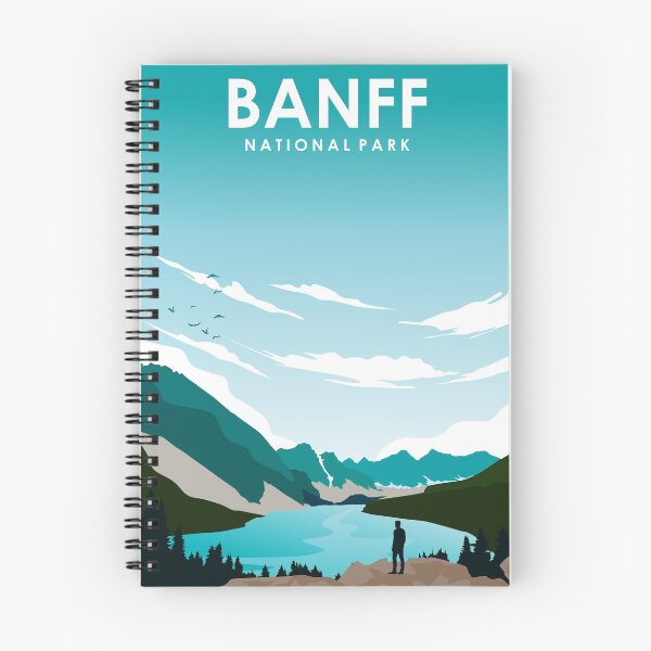 Item preview, Banff National Park Vintage Minimal Retro Nature Travel Poster designed and sold by Stadify.