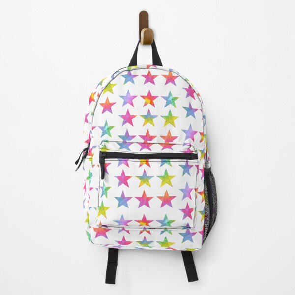 Item preview, Rainbow Tie-Dye Water Color Stars Sticker Pack designed and sold by KatharineArt.