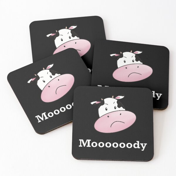 Item preview, Moody Cow Moooody! designed and sold by ToriaScarlett.