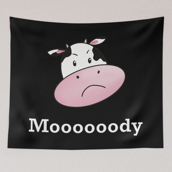 Item preview, Moody Cow Moooody! designed and sold by ToriaScarlett.