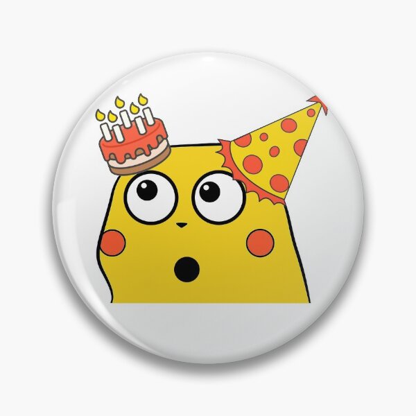 Item preview, Birthday Surprised Meme - Yellow Guy with Birthday Cake designed and sold by mr-meme.