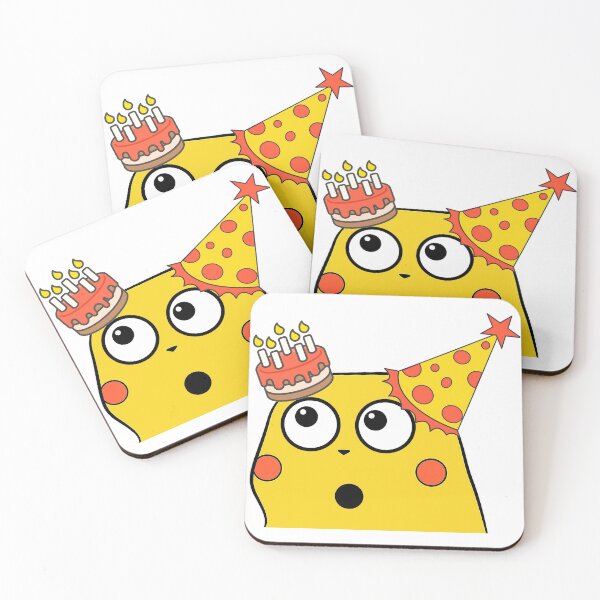 Item preview, Birthday Surprised Meme - Yellow Guy with Birthday Cake designed and sold by mr-meme.