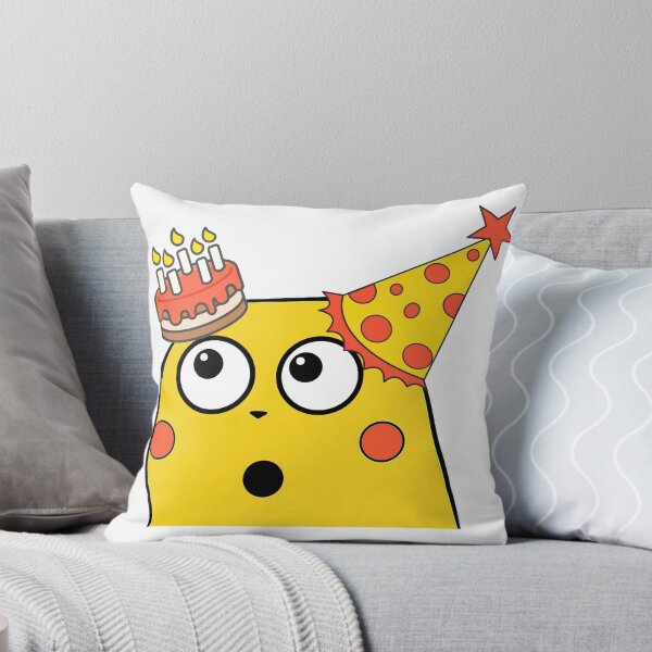 Item preview, Birthday Surprised Meme - Yellow Guy with Birthday Cake designed and sold by mr-meme.