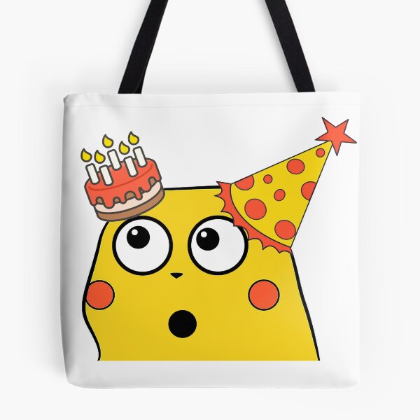 Item preview, Birthday Surprised Meme - Yellow Guy with Birthday Cake designed and sold by mr-meme.