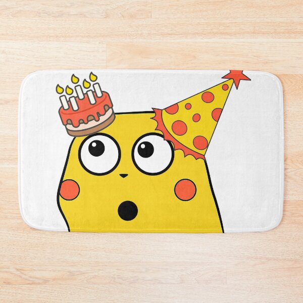 Item preview, Birthday Surprised Meme - Yellow Guy with Birthday Cake designed and sold by mr-meme.