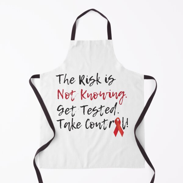 Item preview, The Risk Is Not Knowing Get Tested Take Control designed and sold by 4AllTimes.