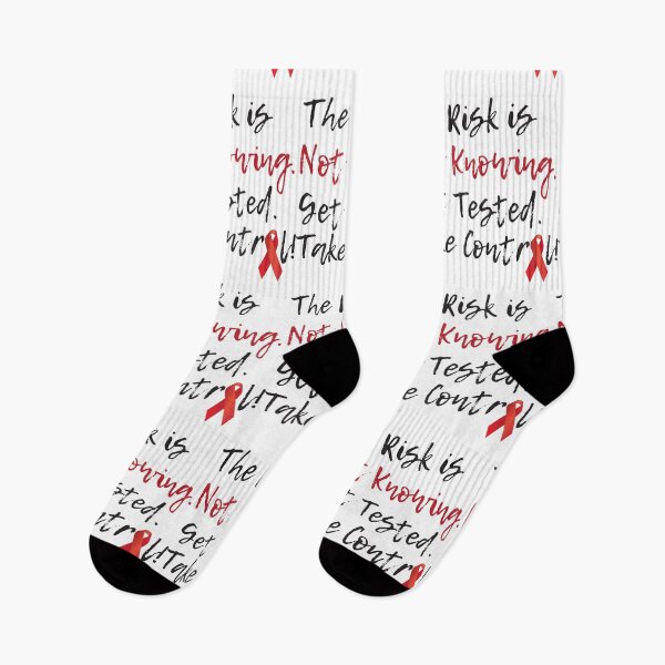 Item preview, The Risk Is Not Knowing Get Tested Take Control designed and sold by 4AllTimes.