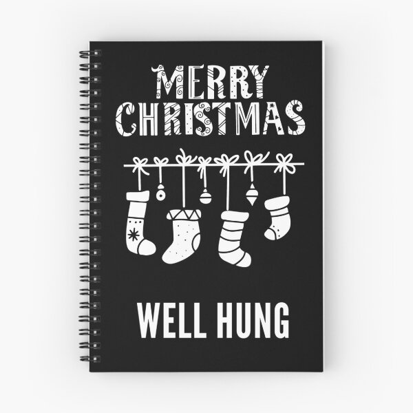 Item preview, Mens Well Hung T Shirt Funny Christmas Stocking Tee Offensive Humor Xmas Gifts designed and sold by RoyalPeople.