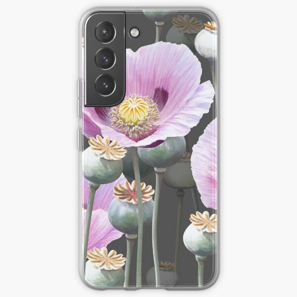 Pink Poppies Samsung Galaxy Soft Case