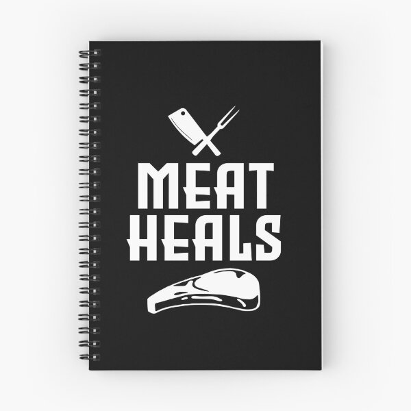 Item preview, Meat heals quote designed and sold by PurrfectCorner.