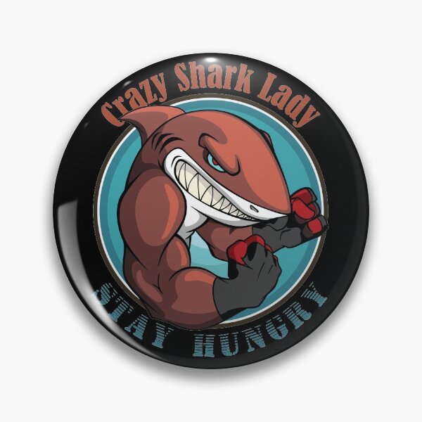 Item preview, Crazy shark lady designed and sold by Beefytee.