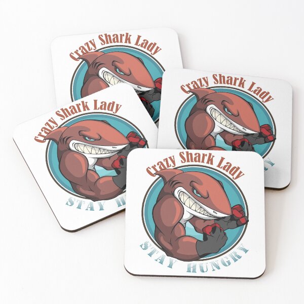 Item preview, Crazy shark lady designed and sold by Beefytee.