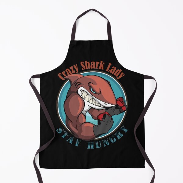 Item preview, Crazy shark lady designed and sold by Beefytee.