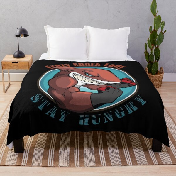 Item preview, Crazy shark lady designed and sold by Beefytee.