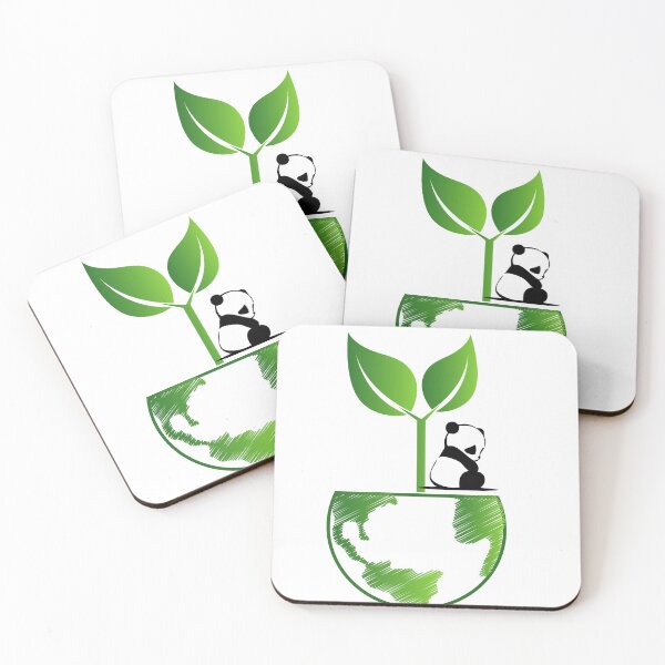 Item preview, Earth Loves Panda - Design By Source Inspired designed and sold by SourceInspired.