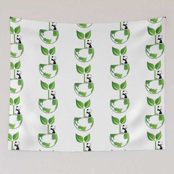 Item preview, Earth Loves Panda - Design By Source Inspired designed and sold by SourceInspired.