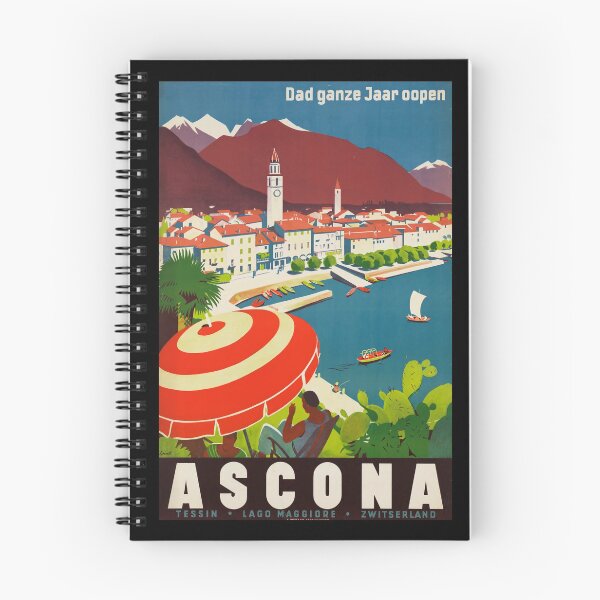 Item preview, retro classic Ascona poster designed and sold by CorasPosters.