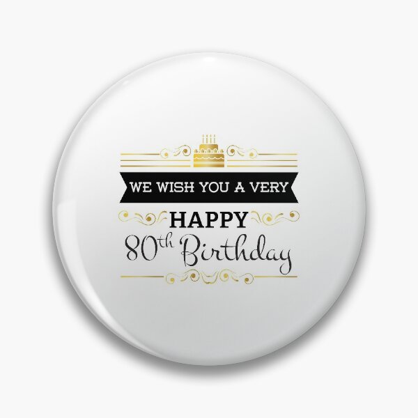 Item preview, We Wish You A Very Happy 80th Birthday designed and sold by 4AllTimes.