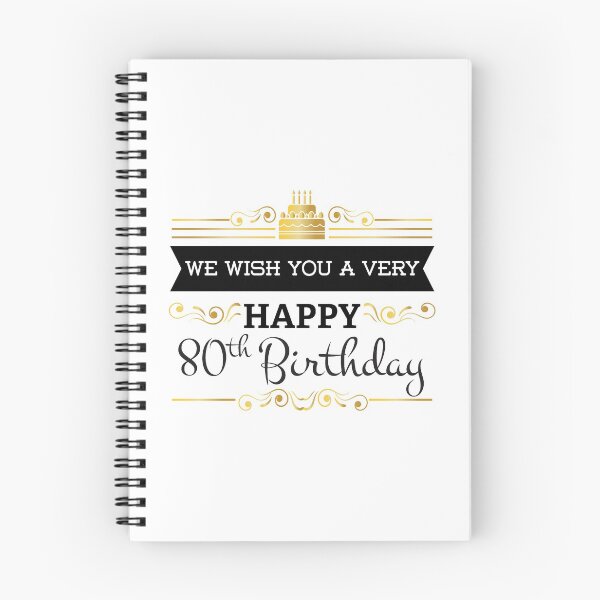 Item preview, We Wish You A Very Happy 80th Birthday designed and sold by 4AllTimes.