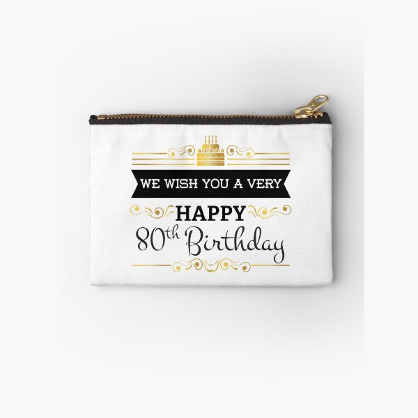 Item preview, We Wish You A Very Happy 80th Birthday designed and sold by 4AllTimes.