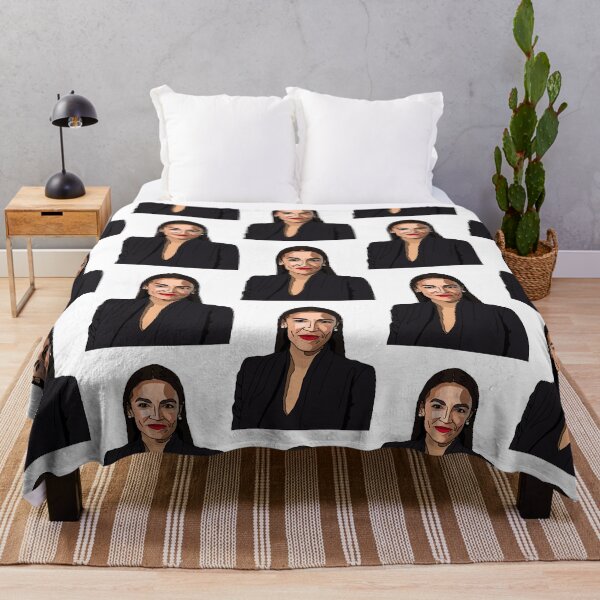 Aperçu de l'œuvre Fan Art Alexandria Ocasio-Cortez créée et vendue par carasattic.