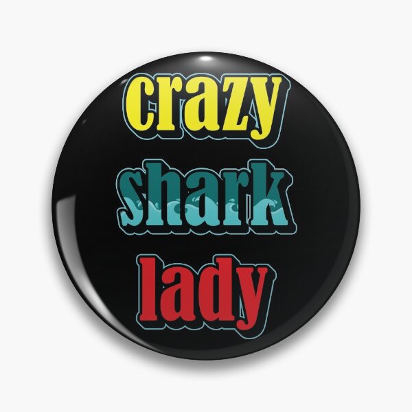 Item preview, Crazy shark lady designed and sold by Beefytee.