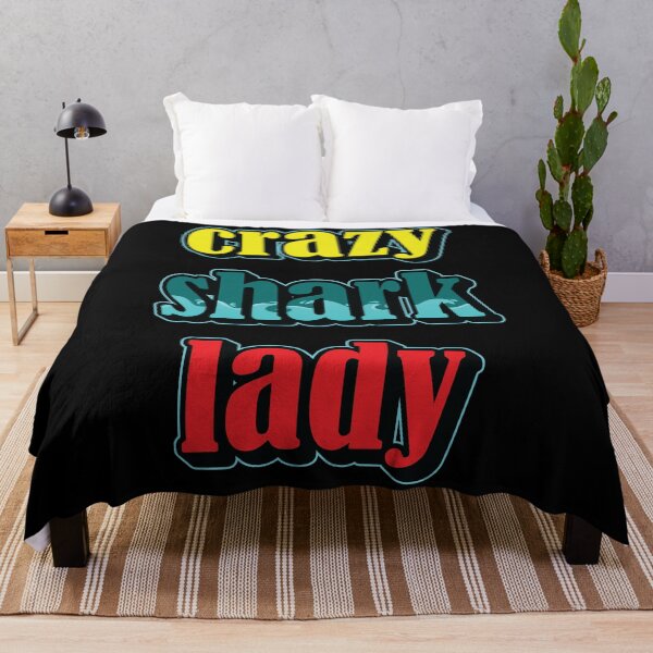 Item preview, Crazy shark lady designed and sold by Beefytee.