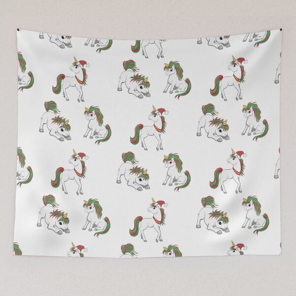Item preview, Christmas Unicorn Collage designed and sold by Zurickdesigns.
