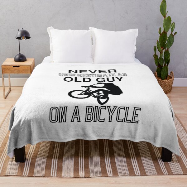 Item preview,  Never Underestimate An Old Guy On A Bicycle, Funny Cycling Gift Tee for Men, Dad or Grandad Present, Old Guy designed and sold by All in One  Design.