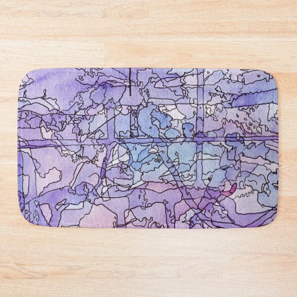 Item preview, Blue & Purple Abstract Color Study by Ela Steel designed and sold by elasteel.