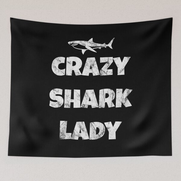 Item preview, Crazy shark lady designed and sold by Beefytee.
