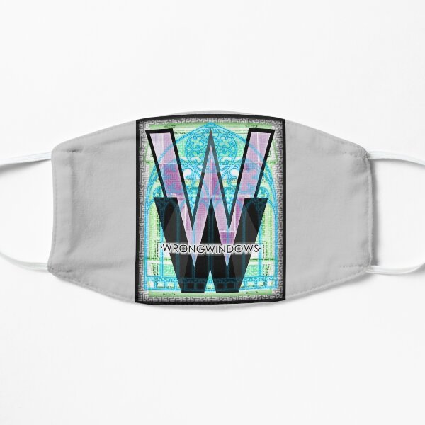 Wrong Windows Double-W Logo Variant #5 (Triple-Window Maze) Flat Mask