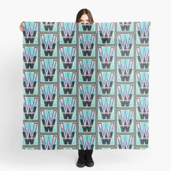Wrong Windows Double-W Logo Variant #5 (Triple-Window Maze) Scarf