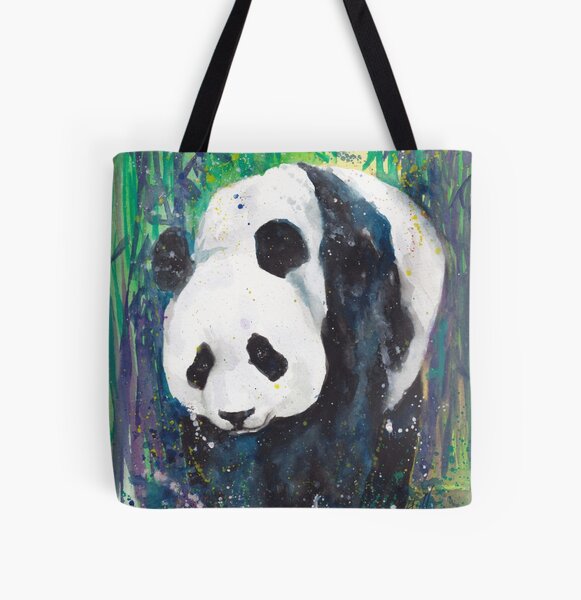 Great Panda is Great All Over Print Tote Bag
