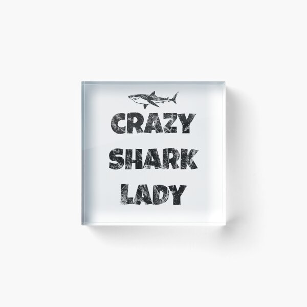 Item preview, Crazy shark lady designed and sold by Beefytee.