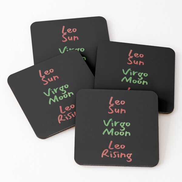Item preview, Leo Sun Virgo Moon Leo Rising Text designed and sold by leomooncreates.
