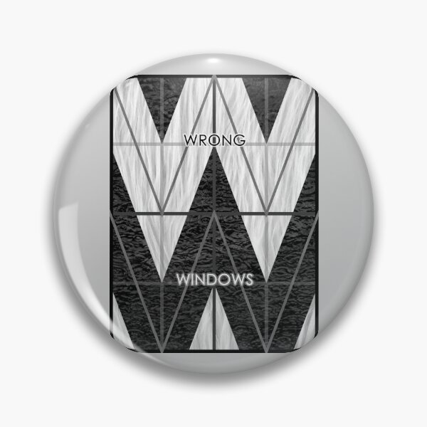 Item preview, Wrong Windows Double-W Logo Variant #6 (3x4 B/W Grid) designed and sold by billyzduke.